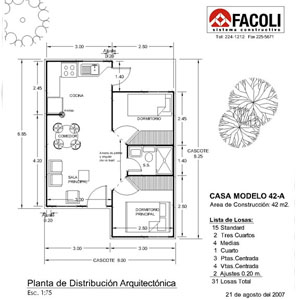 Facoli · CASAS PREFABRICADAS 1 NIVEL COSTA RICA LLAVE EN MANO