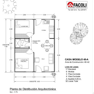 Facoli · CASAS PREFABRICADAS 1 NIVEL COSTA RICA LLAVE EN MANO